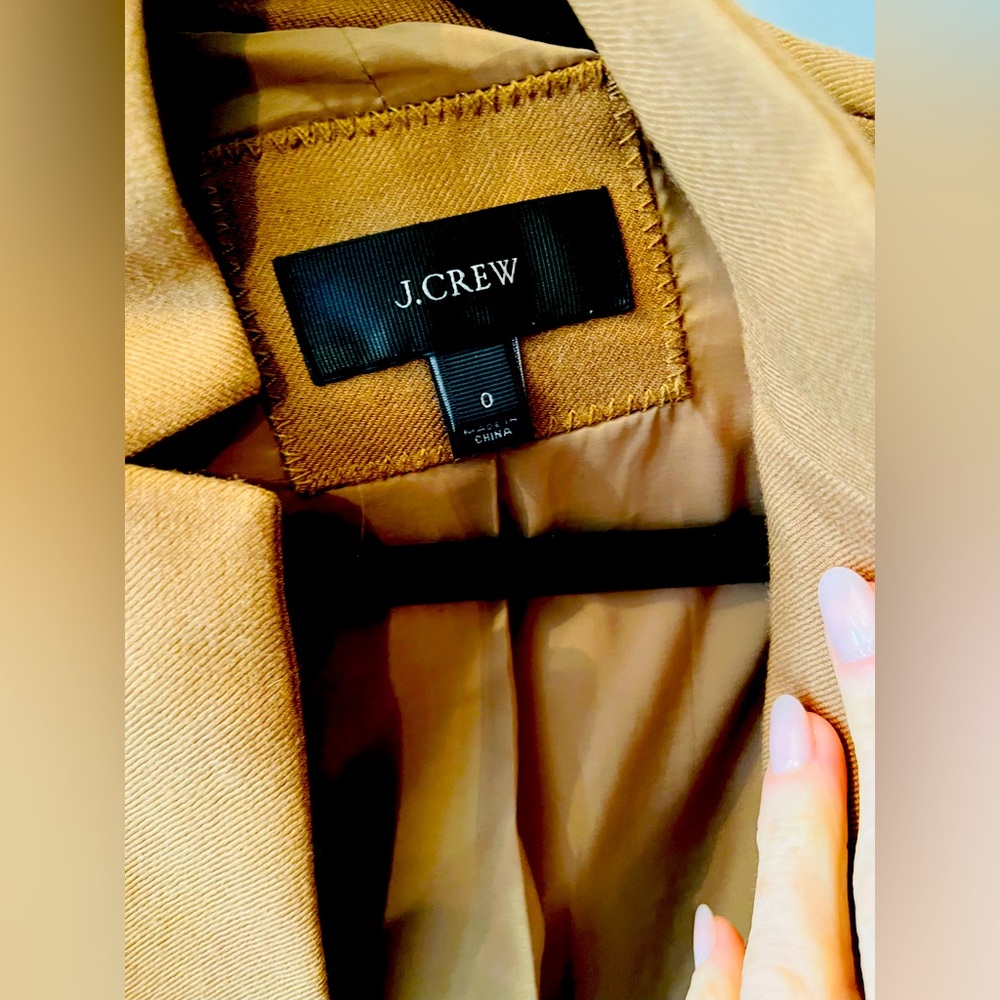 Jcrew Collection Popped Collar Blazer